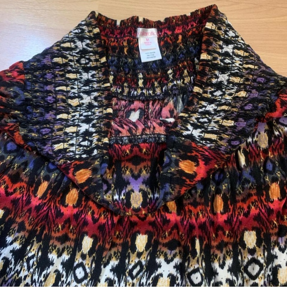 Colorful Patterned Skirt - Picture 2 of 2